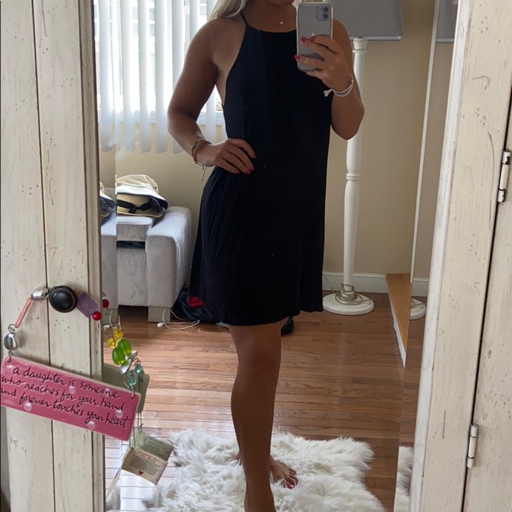 Black flowy sun dress!